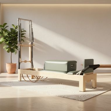86" Natural Wood Classic Reformer with Tower